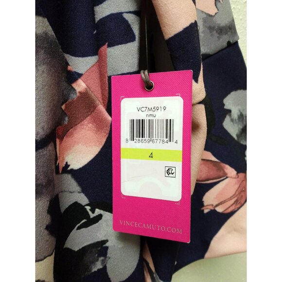 Vince Camuto Women’s Floral Print Bell Sleeve Dress Size 4 - Picture 6 of 6